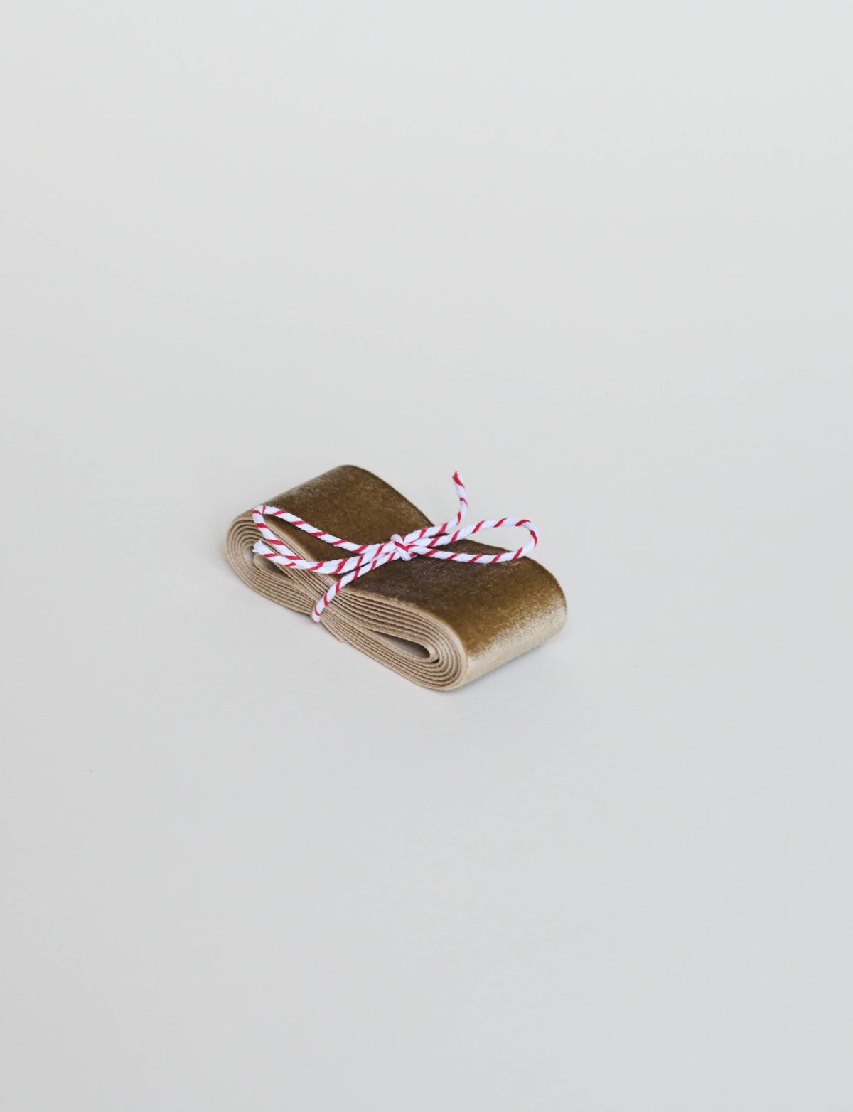Bredt Velourbånd Ginger Bread