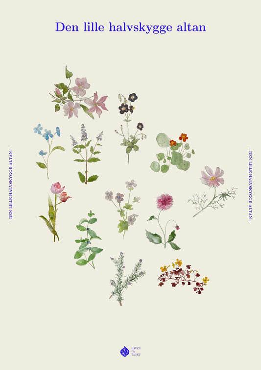 Den lille halvskygge altan